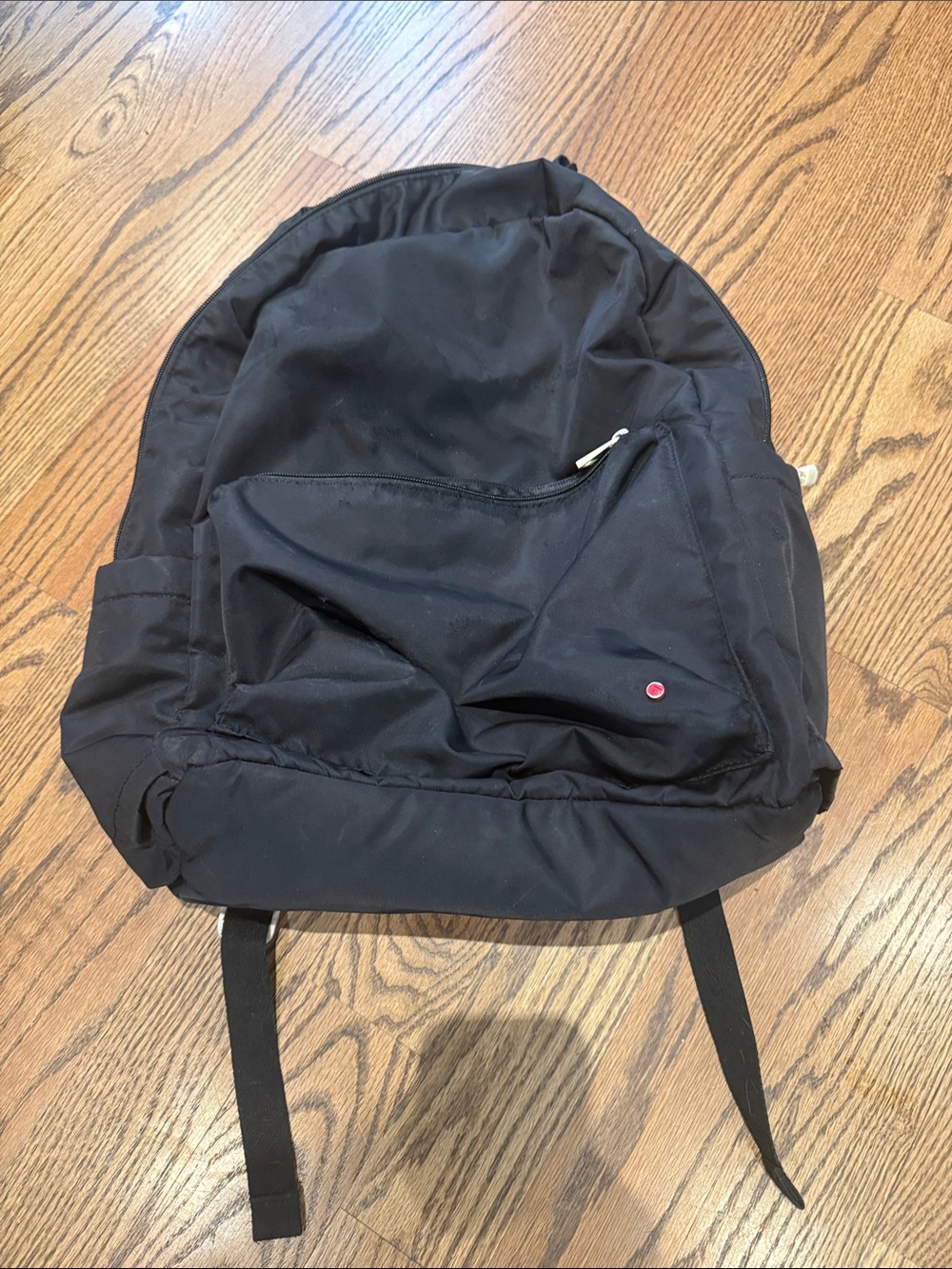 STATE Black Nylon Backpack/Diaper bag with Front Zip Pocket